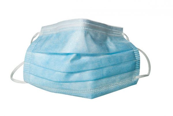 medical face mask blue or white out
